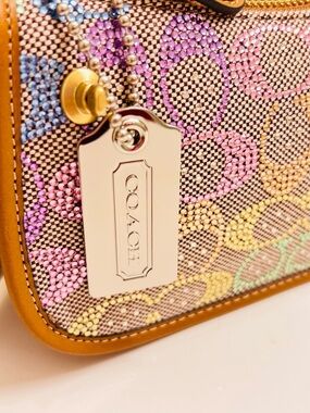 Coach Tag Keychain/ Bag Charm